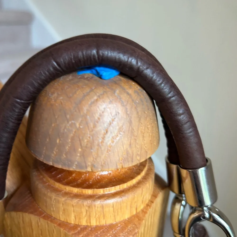 Arcadia Brown Genuine Leather Shoulder Bag - Picture 9 of 15